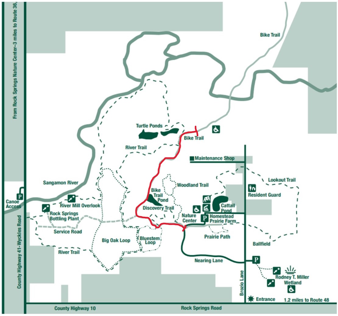 Rock Springs Bike Trail Closure - Macon County Conservation District